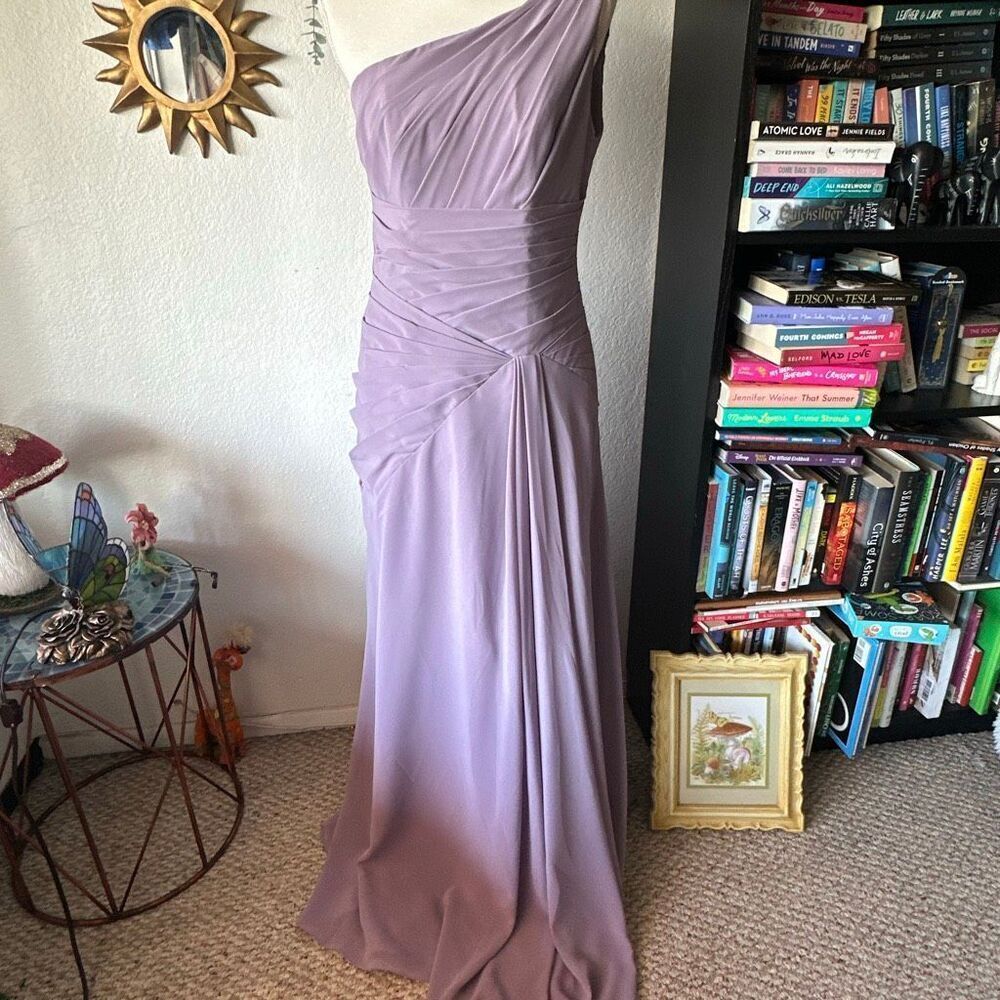 Sorella Vita Size 10 light purple one shoulder dress